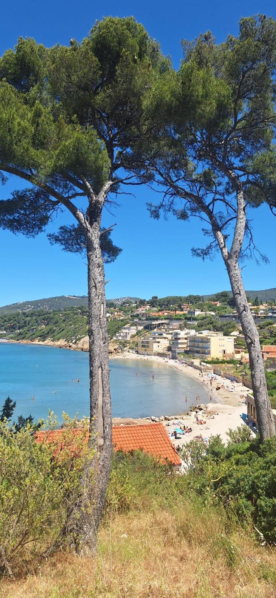 Vue Mer Grande Terrasse Plage A 2 Min A Pieds Санари-сюр-Мер Экстерьер фото